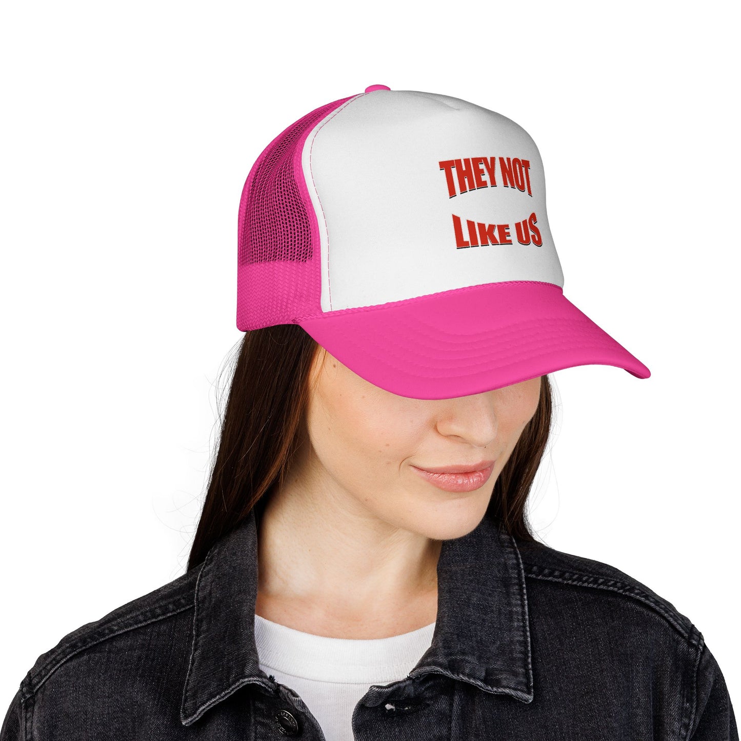 They Not Like Us Bold Statement Trucker Cap - Perfect for Casual Outings, Gifts for Friends, Outdoor Adventures, Sports Events, Summer Festivals