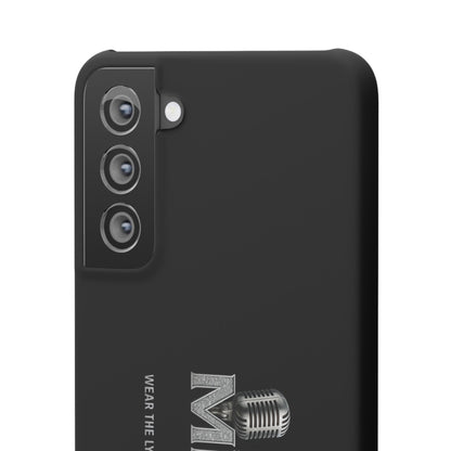 Rap Merch Snap Case for Music Lovers, Hip Hop Phone Cover, Mobile Accessories, Gift for Musicians, Trendy Phone Case