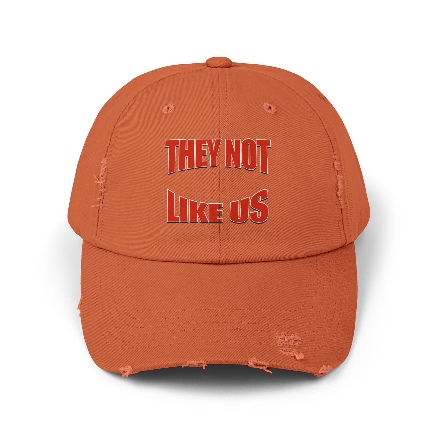 “Unisex Distressed Cap  Bold Statement Streetwear Hat