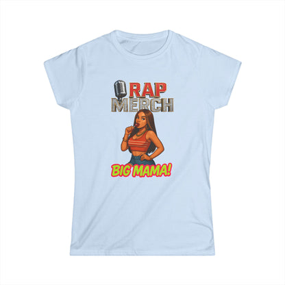 Rap Merch Women's Softstyle Tee - Big Mama Graphic Tee, Hip Hop Fashion, Gift for Music Lovers, Casual Chic Style, Birthday Gift