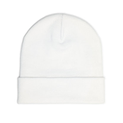 Rap Merch Embroidered Knit Beanie, Hip Hop Accessory, Music Lover Gift, Streetwear Fashion, Winter Warmth, Trendy Headwear