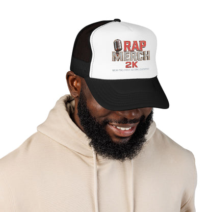 Rap Merch 2K Foam Trucker Hat | Embroidered Snapback Cap, Music Lover Gift, Hip-Hop Fashion, Street Style Accessory, Unique Headwear