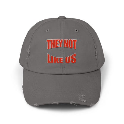“Unisex Distressed Cap  Bold Statement Streetwear Hat