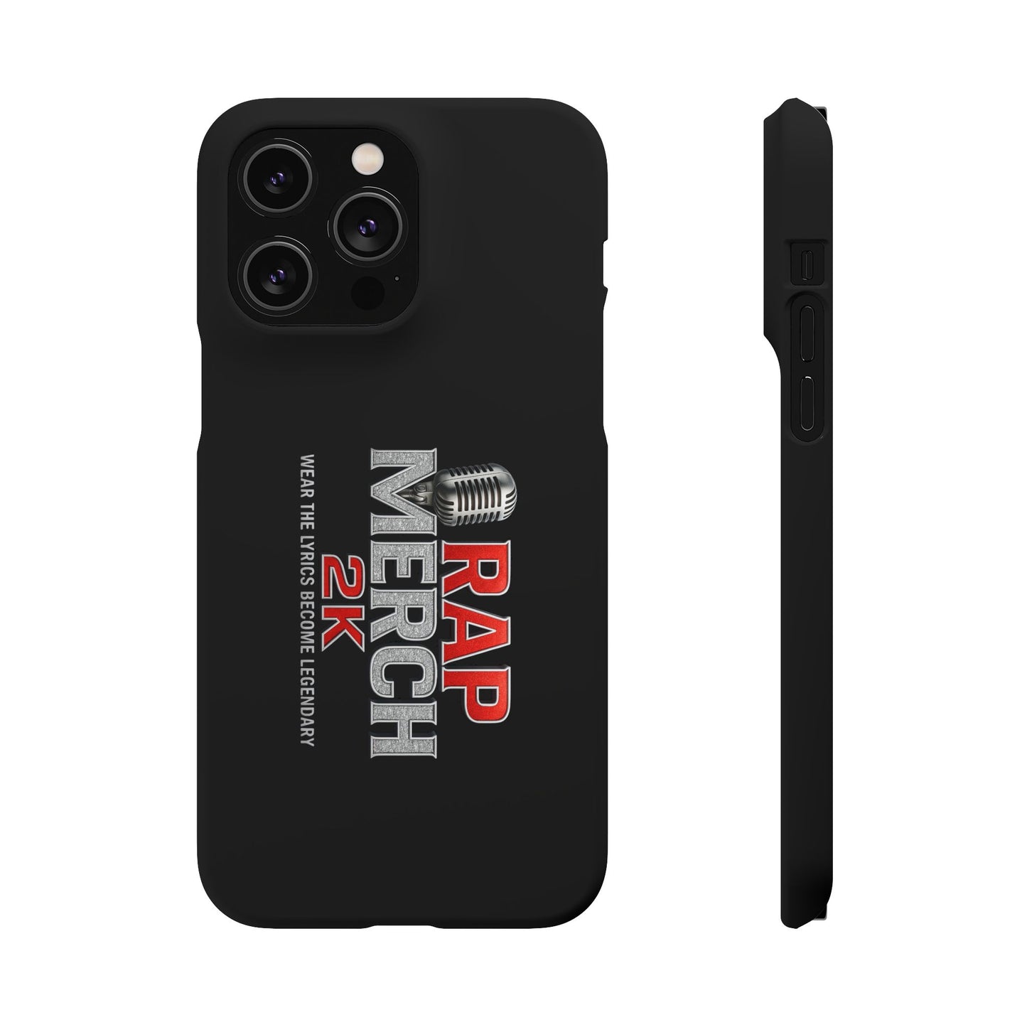 Rap Merch Snap Case for Music Lovers, Hip Hop Phone Cover, Mobile Accessories, Gift for Musicians, Trendy Phone Case