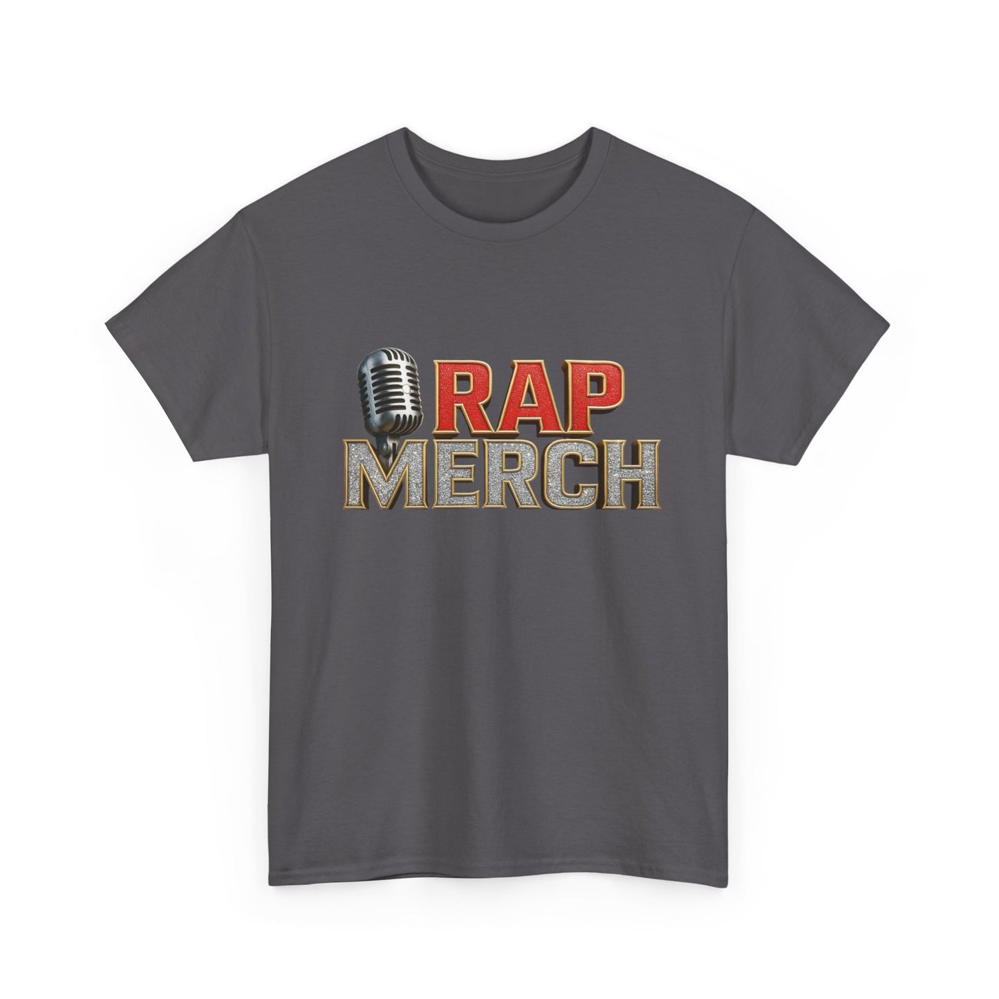 Rap Merch Unisex Heavy Cotton Tee - Hip Hop Style Shirt, Music Lover Gift, Streetwear Apparel, Festival Wear, Casual Outfit