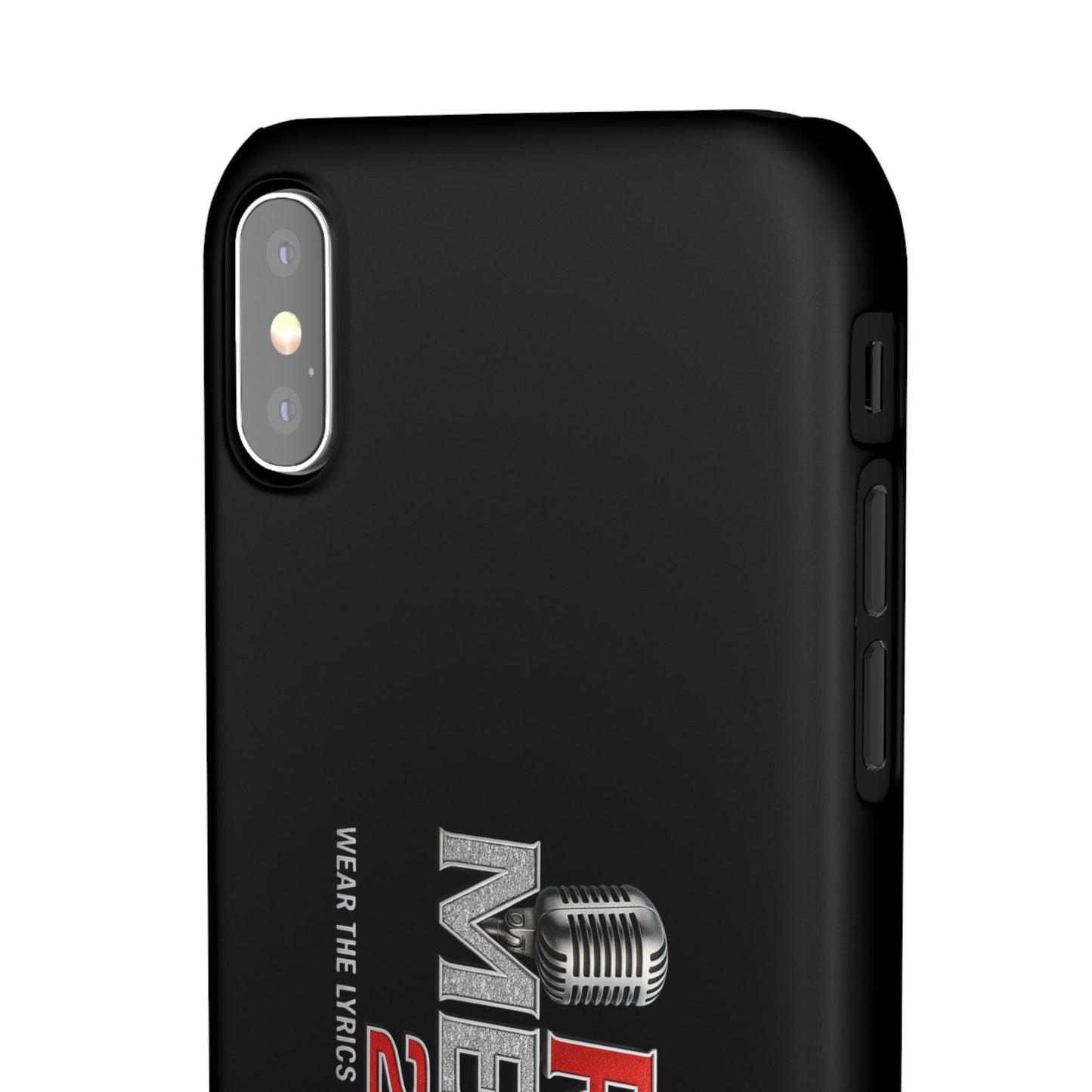 Rap Merch Snap Case for Music Lovers, Hip Hop Phone Cover, Mobile Accessories, Gift for Musicians, Trendy Phone Case