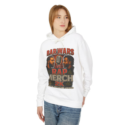 Bar Wars Crop Hoodie, Streetwear, Music Lover Gift, Casual Wear, Festival Apparel, Unique Rap Merchandise