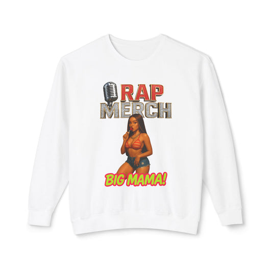 Rap Merch Unisex Lightweight Crewneck Sweatshirt - Big Mama! Perfect for Streetwear Lovers, Music Fans, Gift for Hip Hop Enthusiasts, [...]