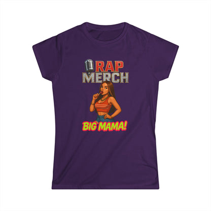 Rap Merch Women's Softstyle Tee - Big Mama Graphic Tee, Hip Hop Fashion, Gift for Music Lovers, Casual Chic Style, Birthday Gift