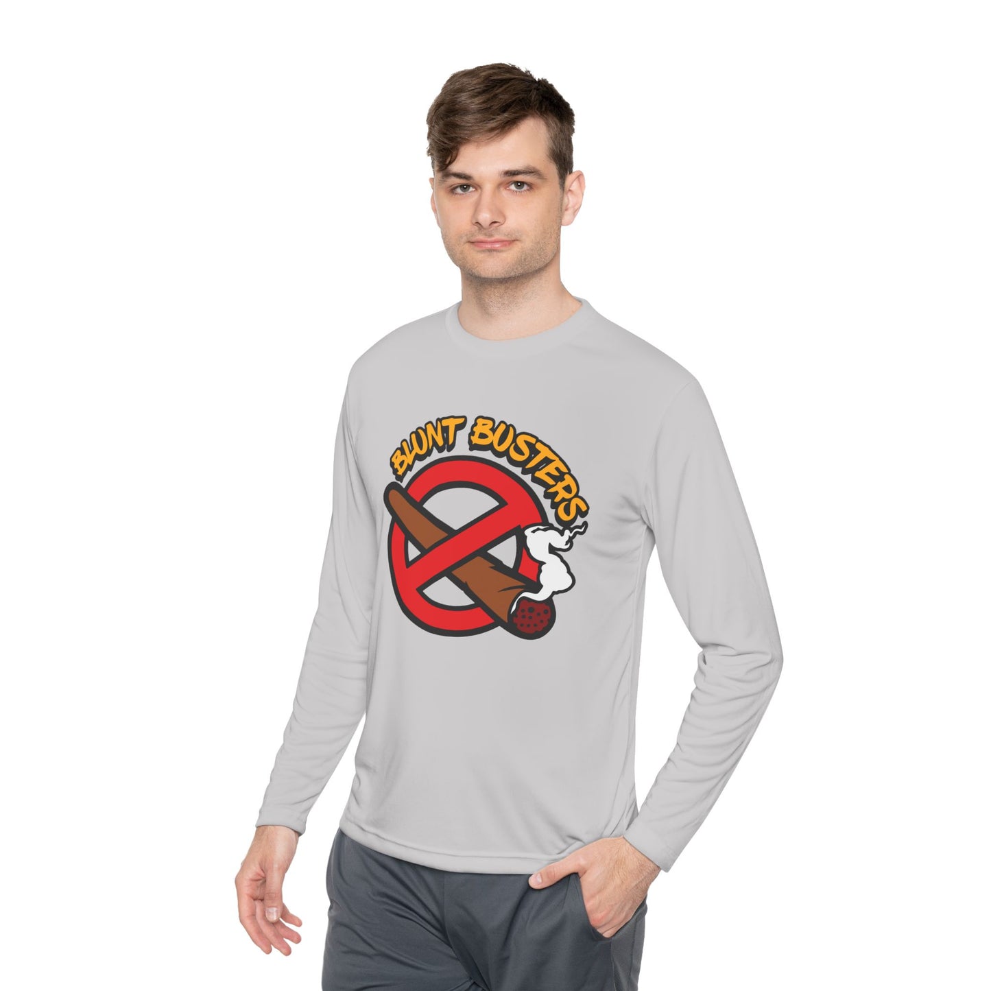promo pack Blunt Busters Long Sleeve Tee, Perfect for Casual Wear, Gifting, Humor, and Celebrations like Birthdays or Holidays, Just for Laughs!