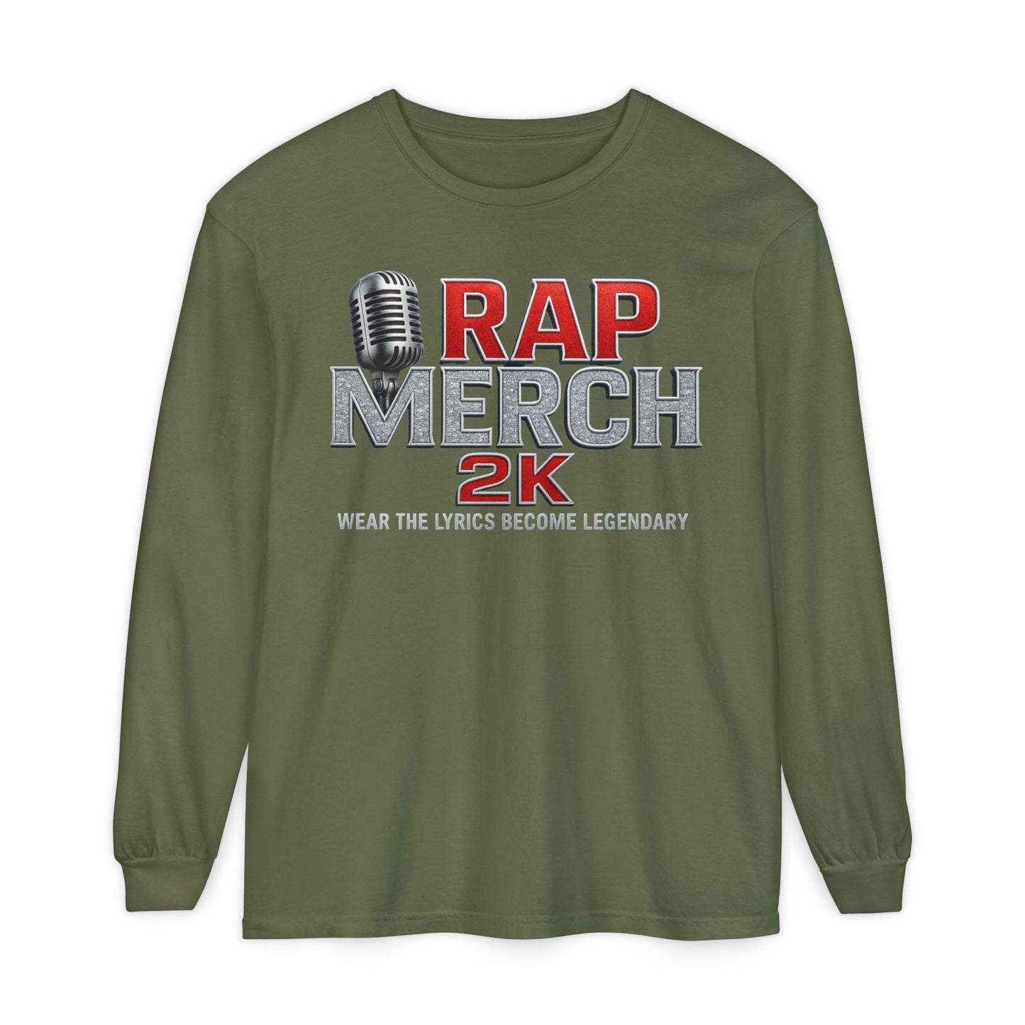 Rap Merch Long Sleeve T-Shirt - Legendary Lyrics Apparel, Music Lover Gift, Unisex Fashion, Casual Wear, Concert Merchandise