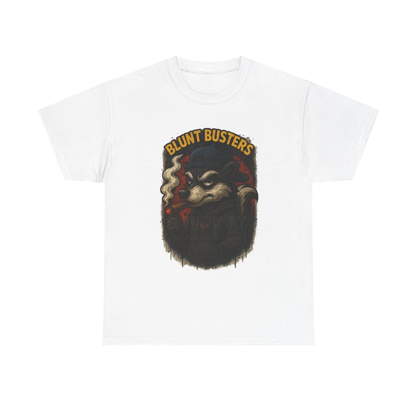Blunt Busters Unisex Heavy Cotton Tee, Casual Wear, Graphic Tee, Gift for Smokers, Streetwear Style, Unique T-Shirt