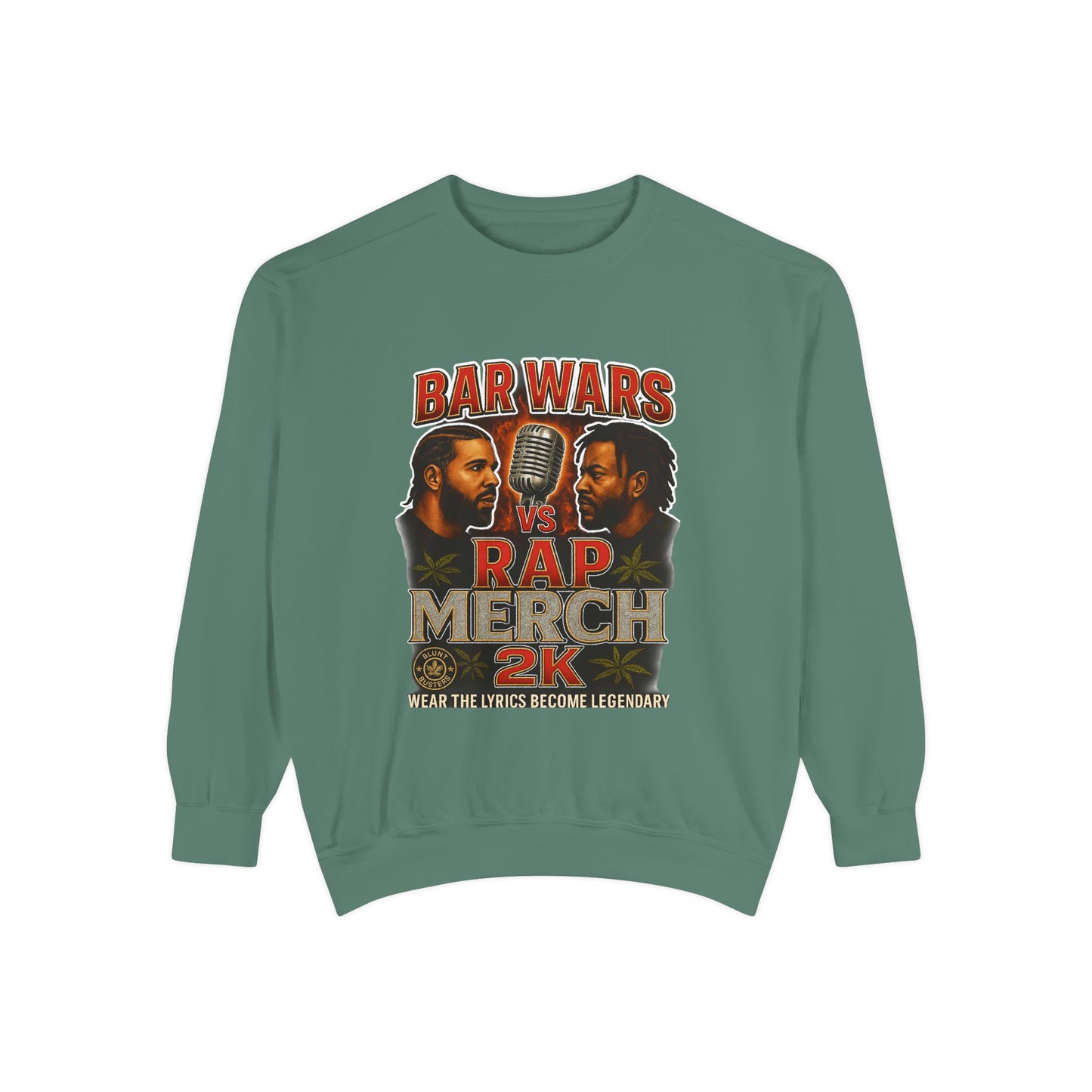 Bar Wars Sweatshirt, Cozy Unisex Garment-Dyed Sweatshirt for Music Lovers, Ideal for Casual Outings, Unique Gift for Rap [...]