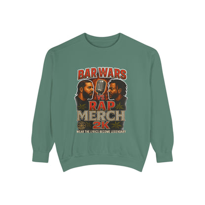 Bar Wars Sweatshirt, Cozy Unisex Garment-Dyed Sweatshirt for Music Lovers, Ideal for Casual Outings, Unique Gift for Rap [...]