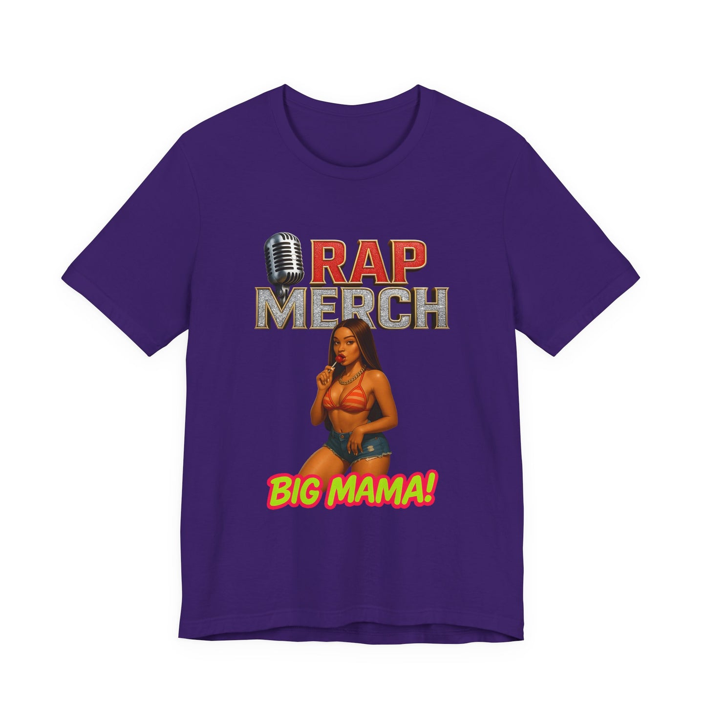 Rap Merch Big Mama Unisex Jersey Tee, Music Fans Shirt, Hip-Hop Apparel, Concert Outfit, Gift for Her