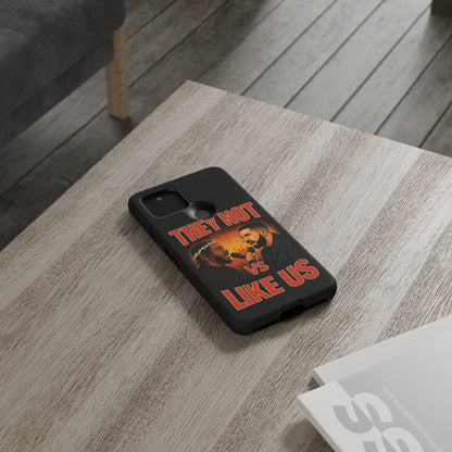 "Tough phone case, durable iPhone cover with funny design, perfect gift for Drake fans.