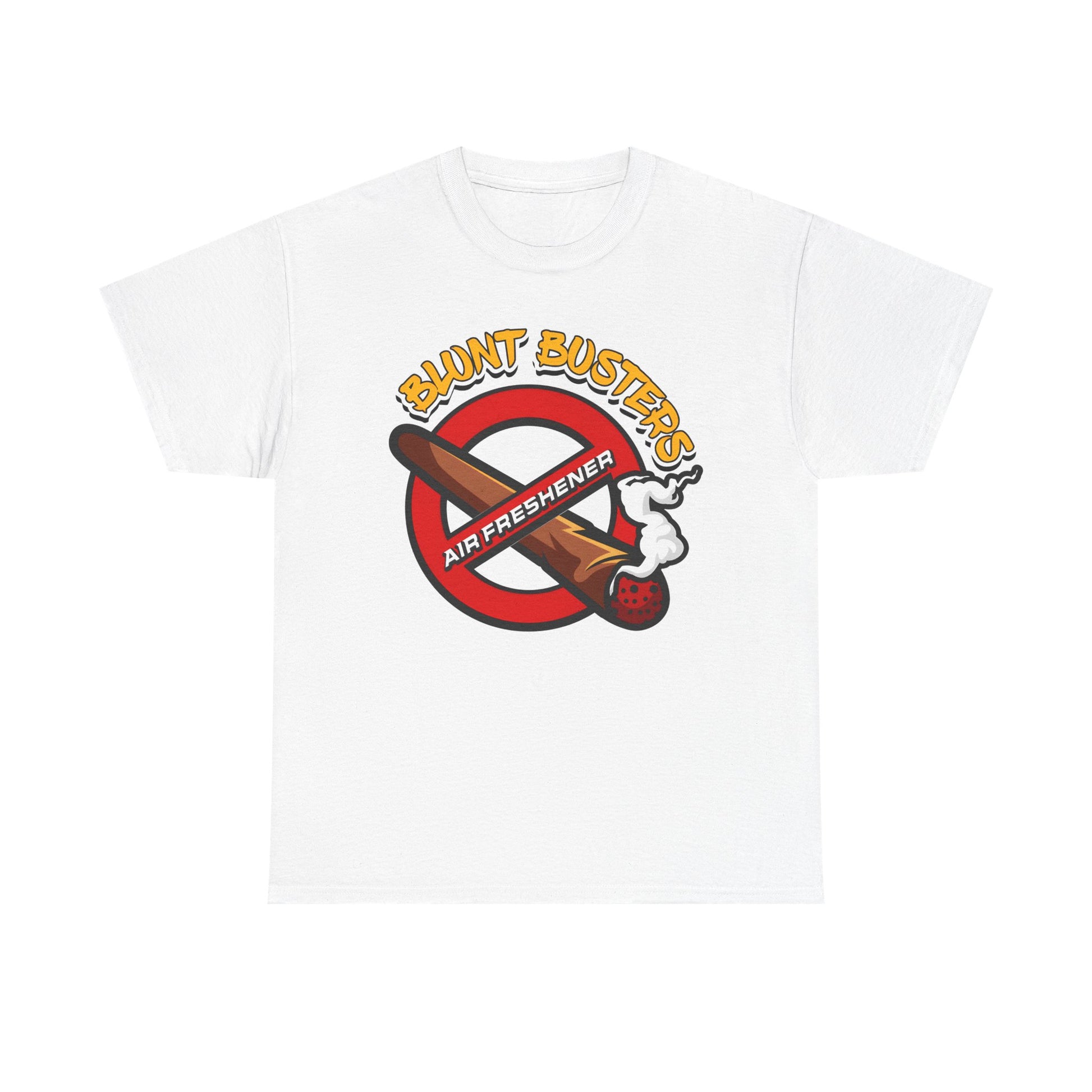 "Ghostbusters-inspired unisex heavy cotton tee, retro graphic shirt for fans and Halloween."