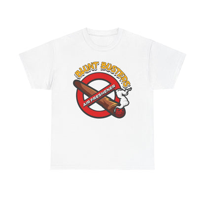 "Ghostbusters-inspired unisex heavy cotton tee, retro graphic shirt for fans and Halloween."
