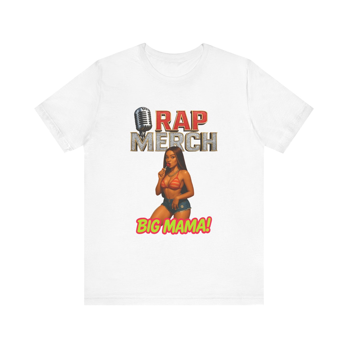 Rap Merch Big Mama Unisex Jersey Tee, Music Fans Shirt, Hip-Hop Apparel, Concert Outfit, Gift for Her