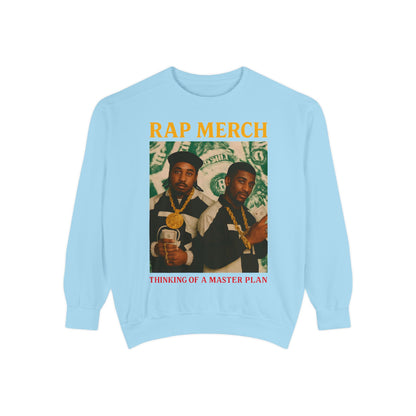 Rap Merch Unisex Garment-Dyed Sweatshirt, Cool Streetwear, Gift for Hip-Hop Fans, Casual Wear, Music Lover's Apparel