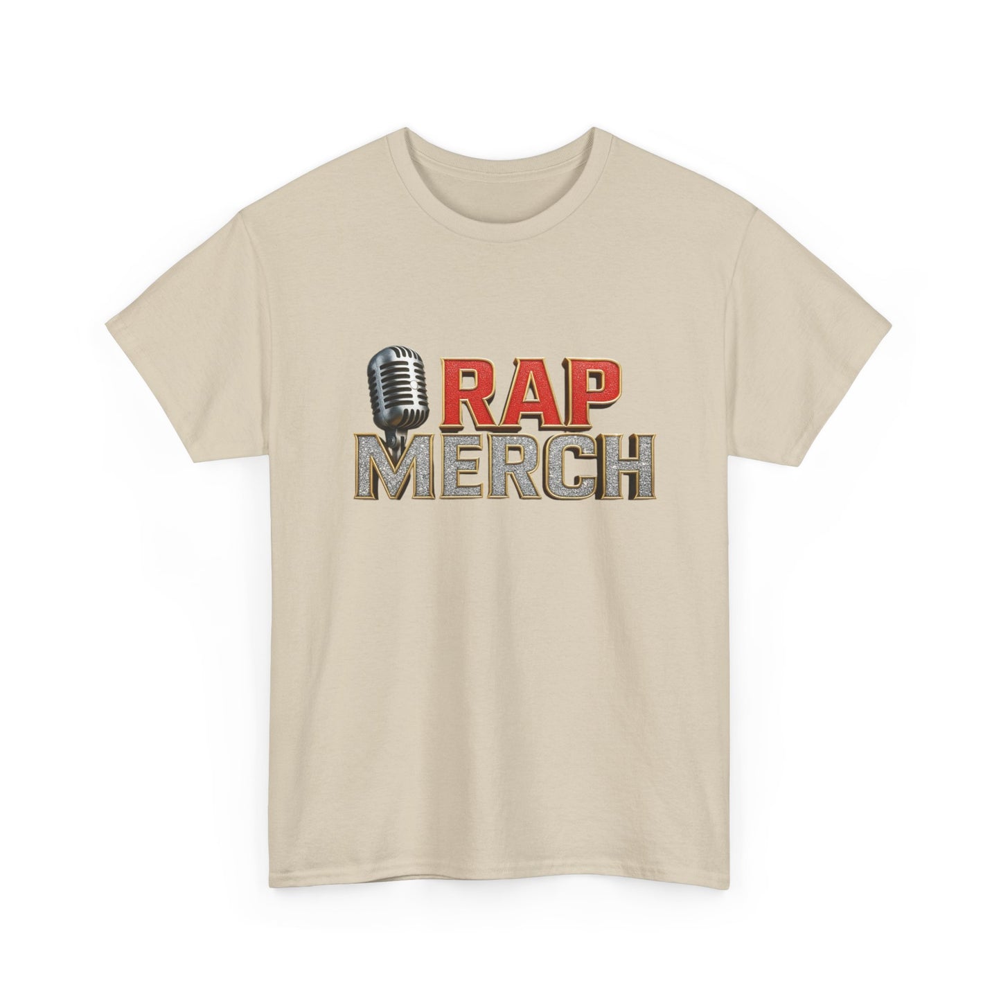 Rap Merch Unisex Heavy Cotton Tee - Hip Hop Style Shirt, Music Lover Gift, Streetwear Apparel, Festival Wear, Casual Outfit