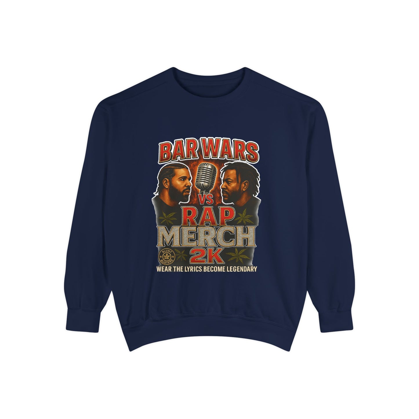 Bar Wars Sweatshirt, Cozy Unisex Garment-Dyed Sweatshirt for Music Lovers, Ideal for Casual Outings, Unique Gift for Rap [...]