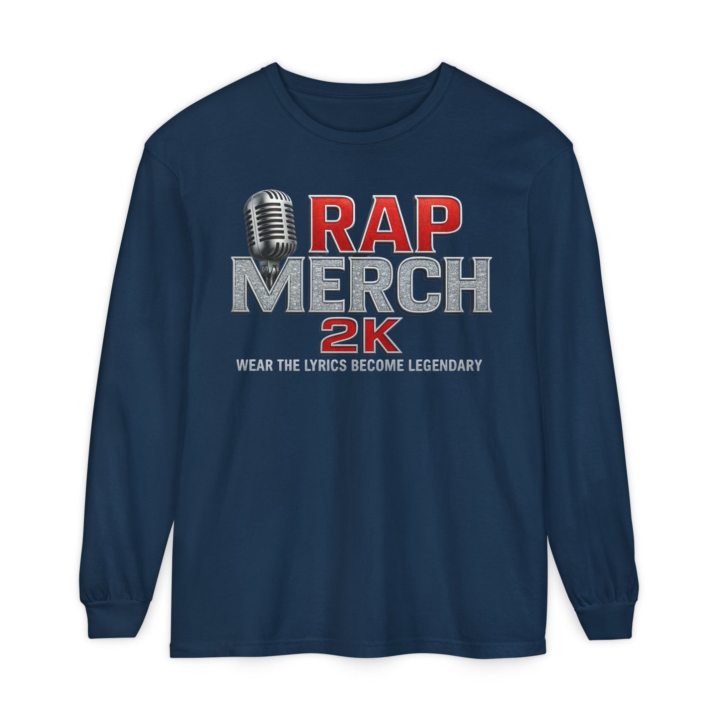 Rap Merch Long Sleeve T-Shirt - Legendary Lyrics Apparel, Music Lover Gift, Unisex Fashion, Casual Wear, Concert Merchandise