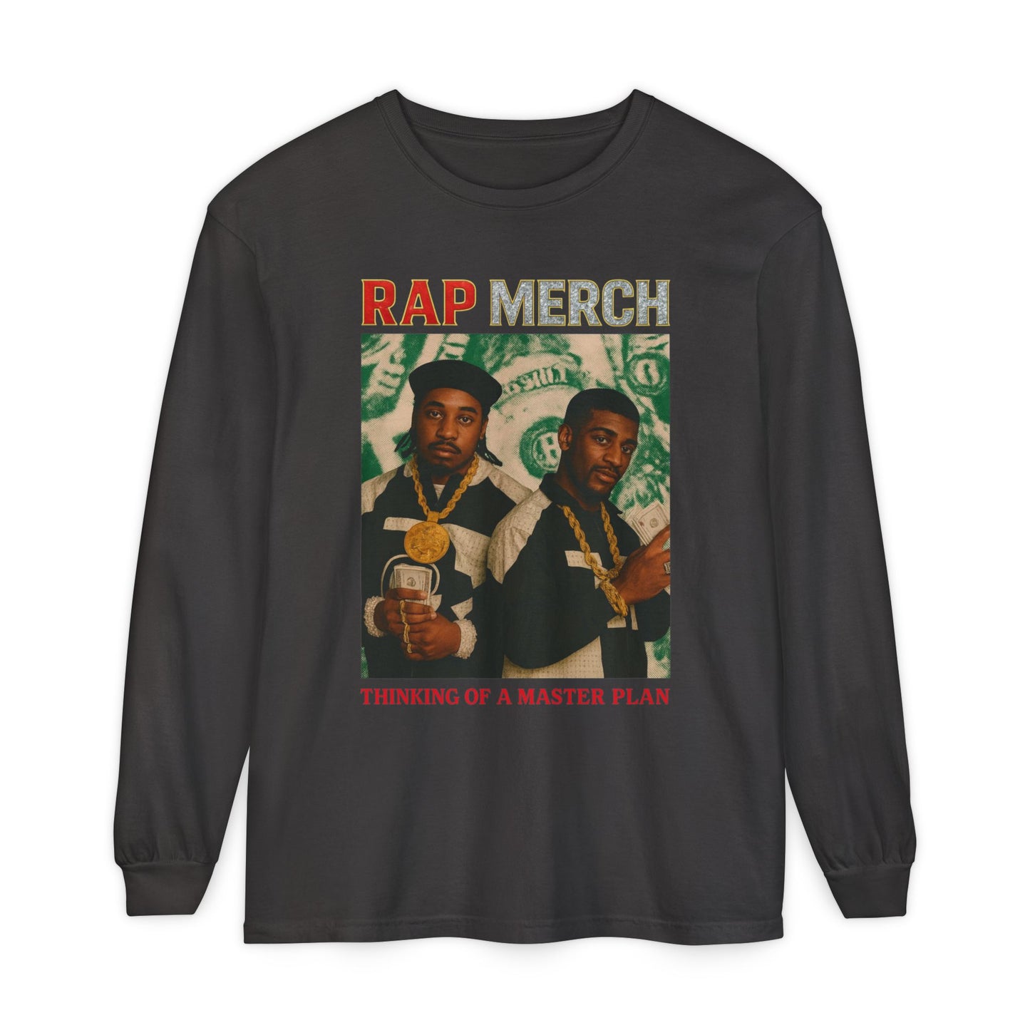 Retro Rap Long Sleeve Tee, Unisex Music Shirt, Hip Hop Tee, Vintage Rap Merchandise, Gift for Music Lovers, Streetwear Top
