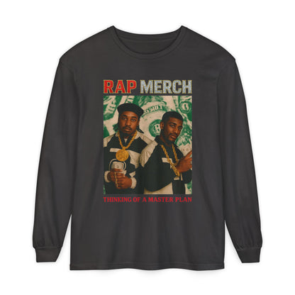 Retro Rap Long Sleeve Tee, Unisex Music Shirt, Hip Hop Tee, Vintage Rap Merchandise, Gift for Music Lovers, Streetwear Top