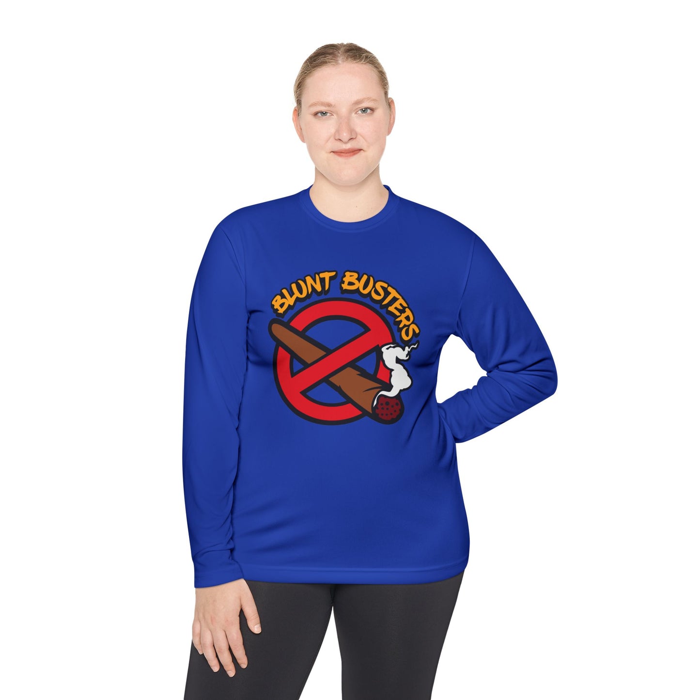 promo pack Blunt Busters Long Sleeve Tee, Perfect for Casual Wear, Gifting, Humor, and Celebrations like Birthdays or Holidays, Just for Laughs!