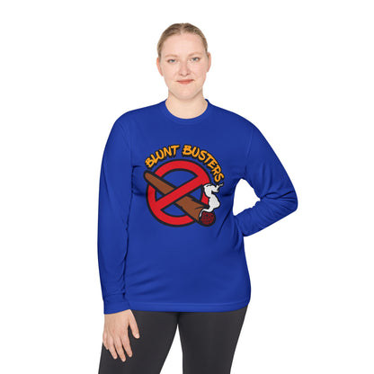promo pack Blunt Busters Long Sleeve Tee, Perfect for Casual Wear, Gifting, Humor, and Celebrations like Birthdays or Holidays, Just for Laughs!