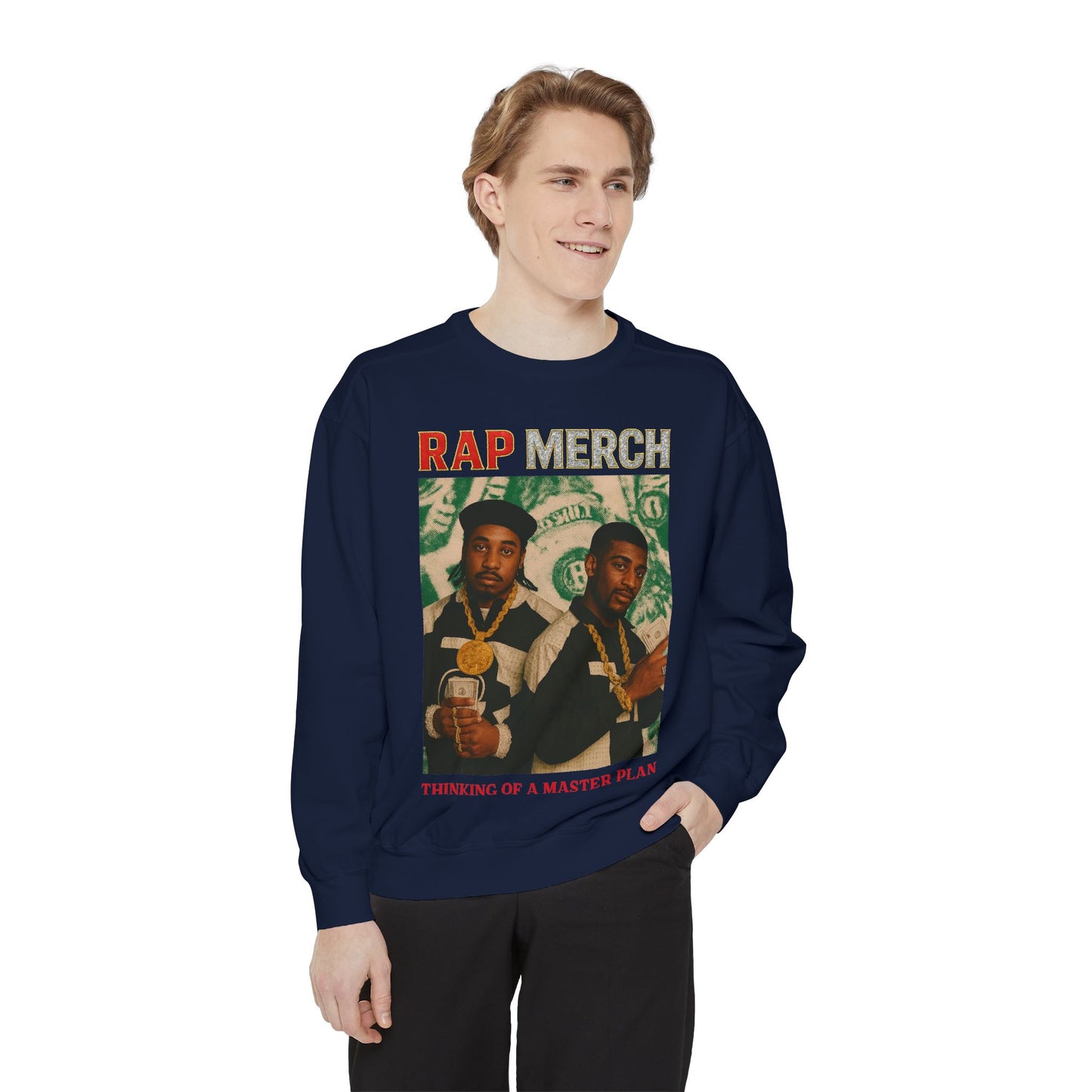 Rap Merch Sweatshirt, Unisex Streetwear, Music Inspired Gift, Vintage Vibe Apparel, Cozy Layering Piece