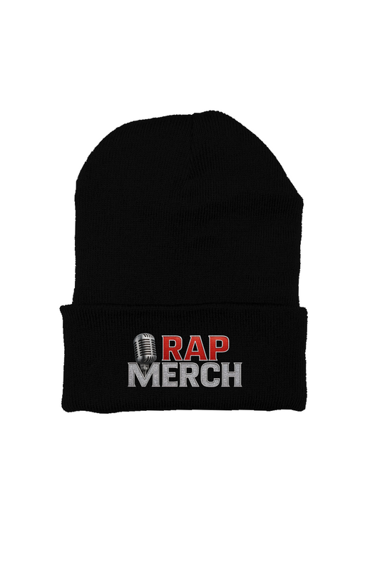 New Rep Merch beanie with silver logo