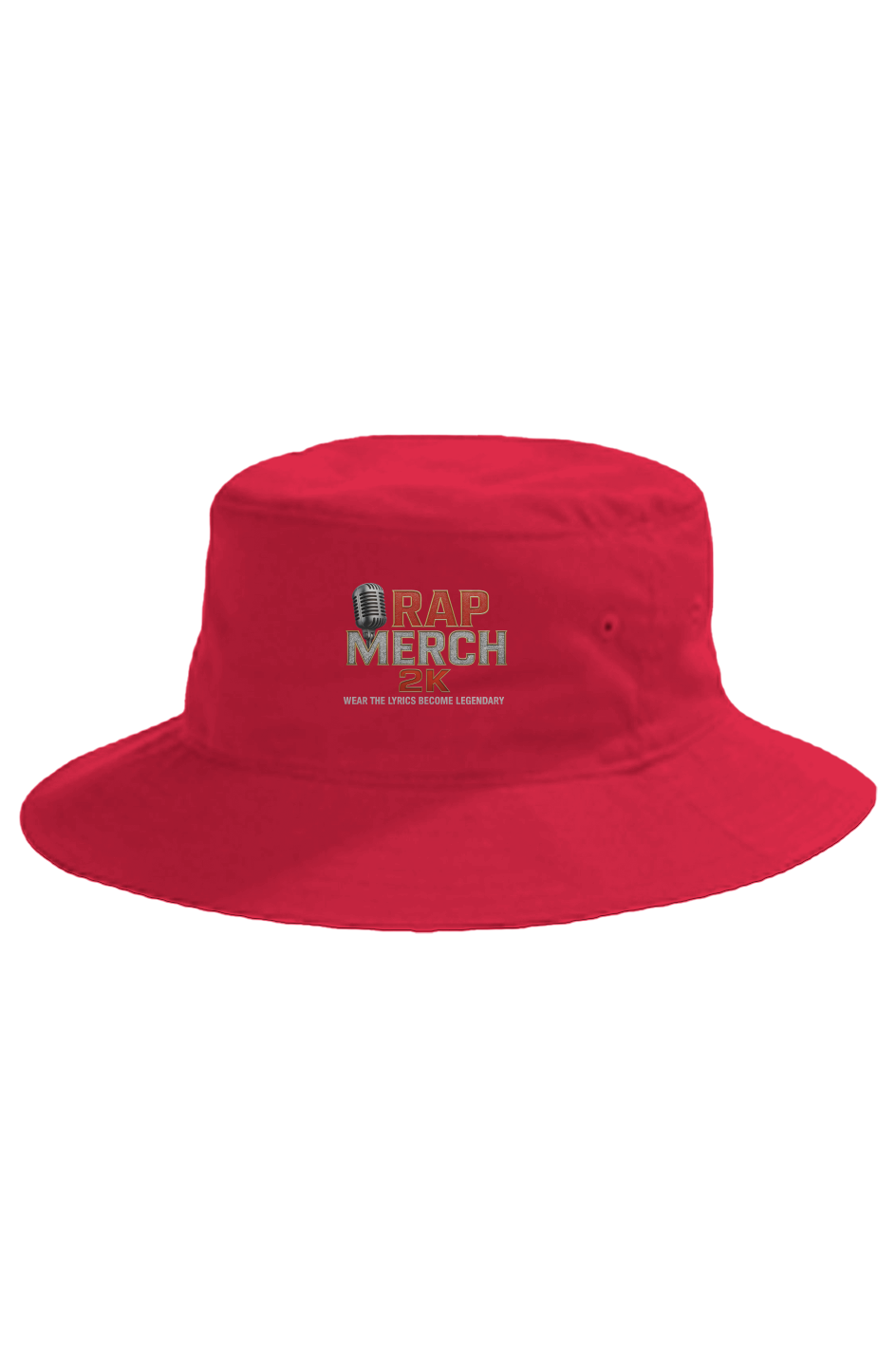 Embroidered 'Don't Be Cruel' Skull Bucket Rep Merch Golden Trim with tagline Hat - Casual Streetwear
