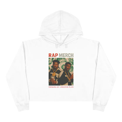 Vintage Rap Merch Crop Hoodie, Hip Hop Sweatshirt, Casual Streetwear, Gift for Music Lovers, Unisex Fashion