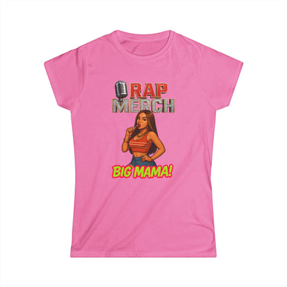 Rap Merch Women's Softstyle Tee - Big Mama Graphic Tee, Hip Hop Fashion, Gift for Music Lovers, Casual Chic Style, Birthday Gift