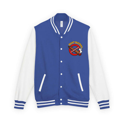 Trendy heavyweight varsity jacket for everyday streetwear Casual varsity jacket featuring unique air freshener design