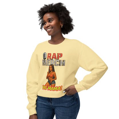 Rap Merch Unisex Lightweight Crewneck Sweatshirt - Big Mama! Perfect for Streetwear Lovers, Music Fans, Gift for Hip Hop Enthusiasts, [...]