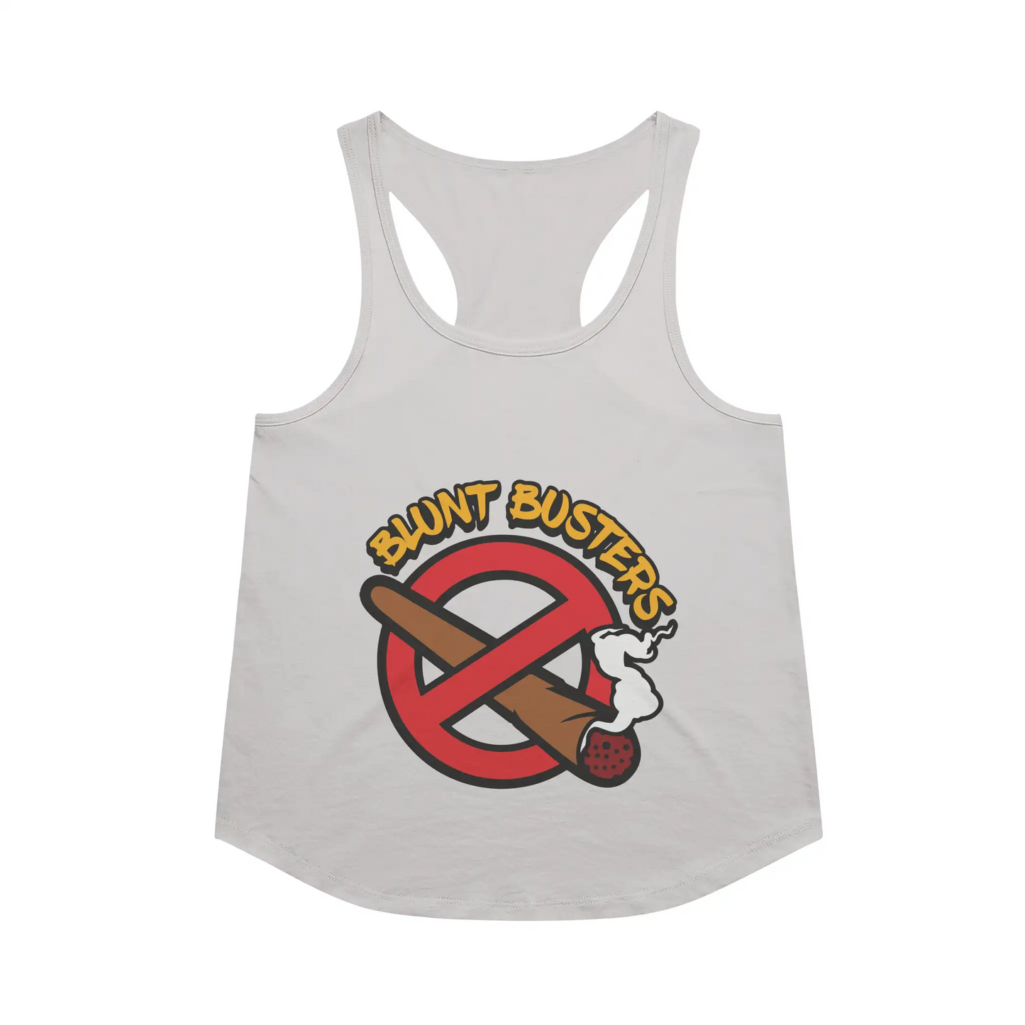 Bluntbusters Women`s Triblend Racerback Tank
