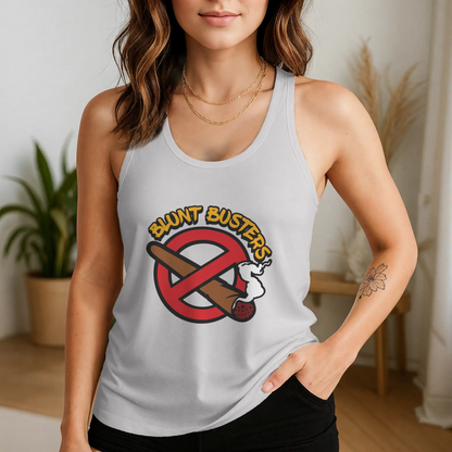 Bluntbusters Women`s Triblend Racerback Tank