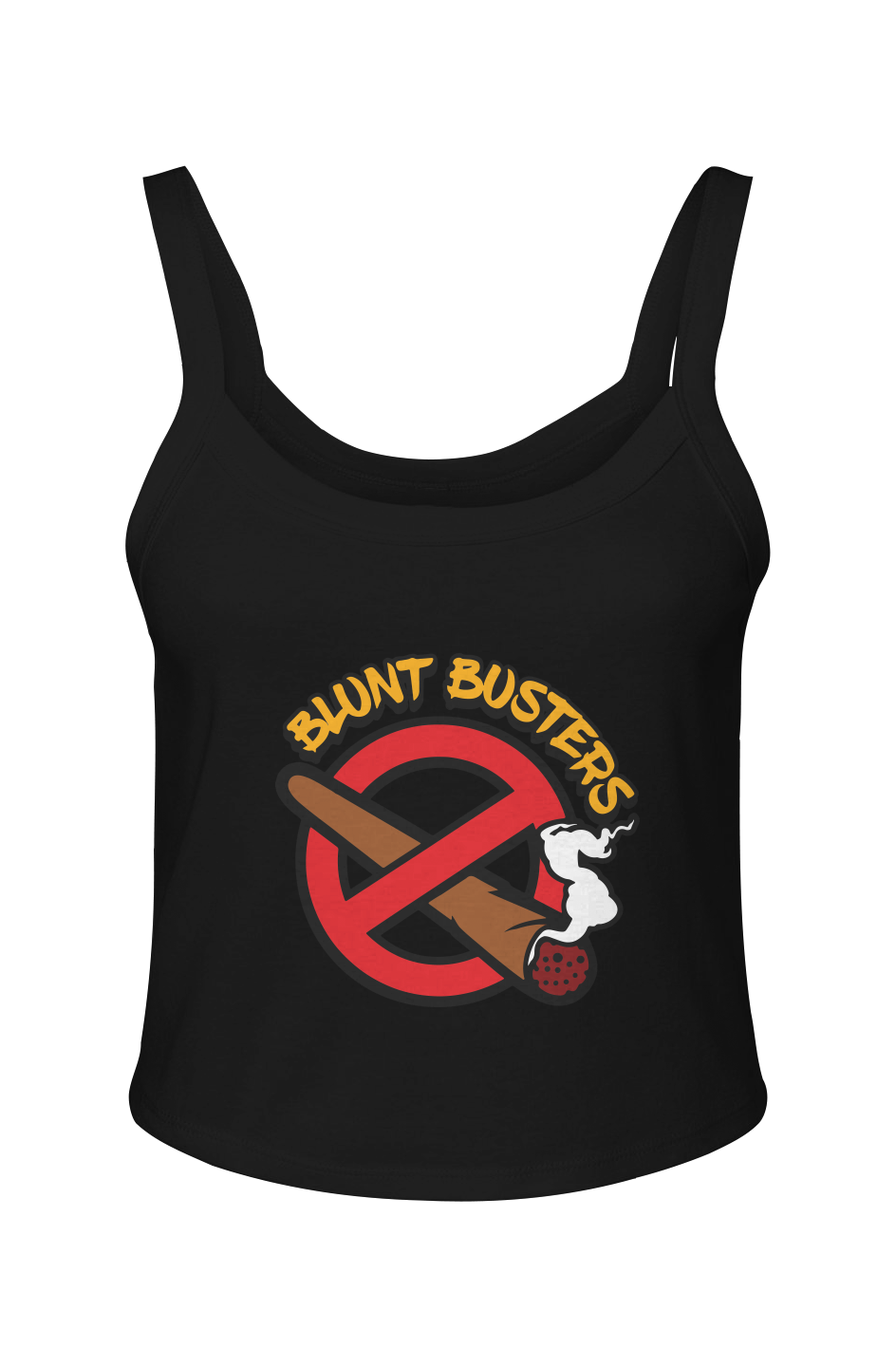 Bluntbusters Micro Rib Spaghetti Strap Tank