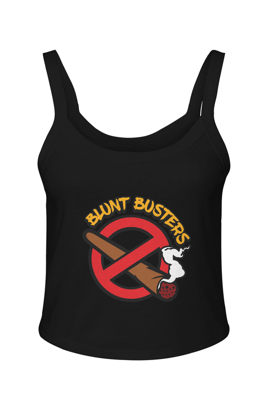 Bluntbusters Micro Rib Spaghetti Strap Tank