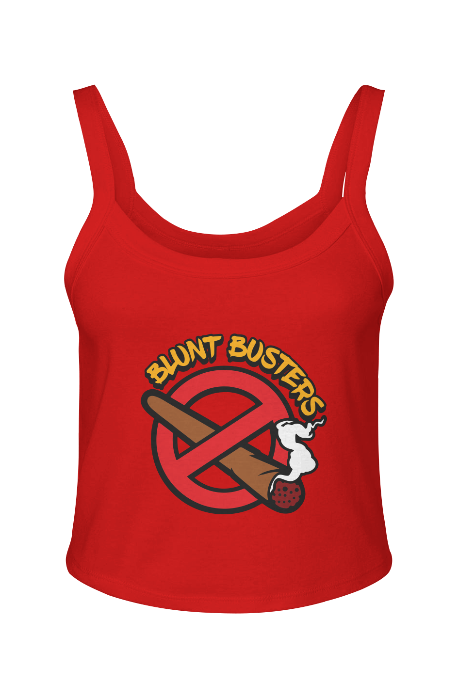 Bluntbusters Micro Rib Spaghetti Strap Tank