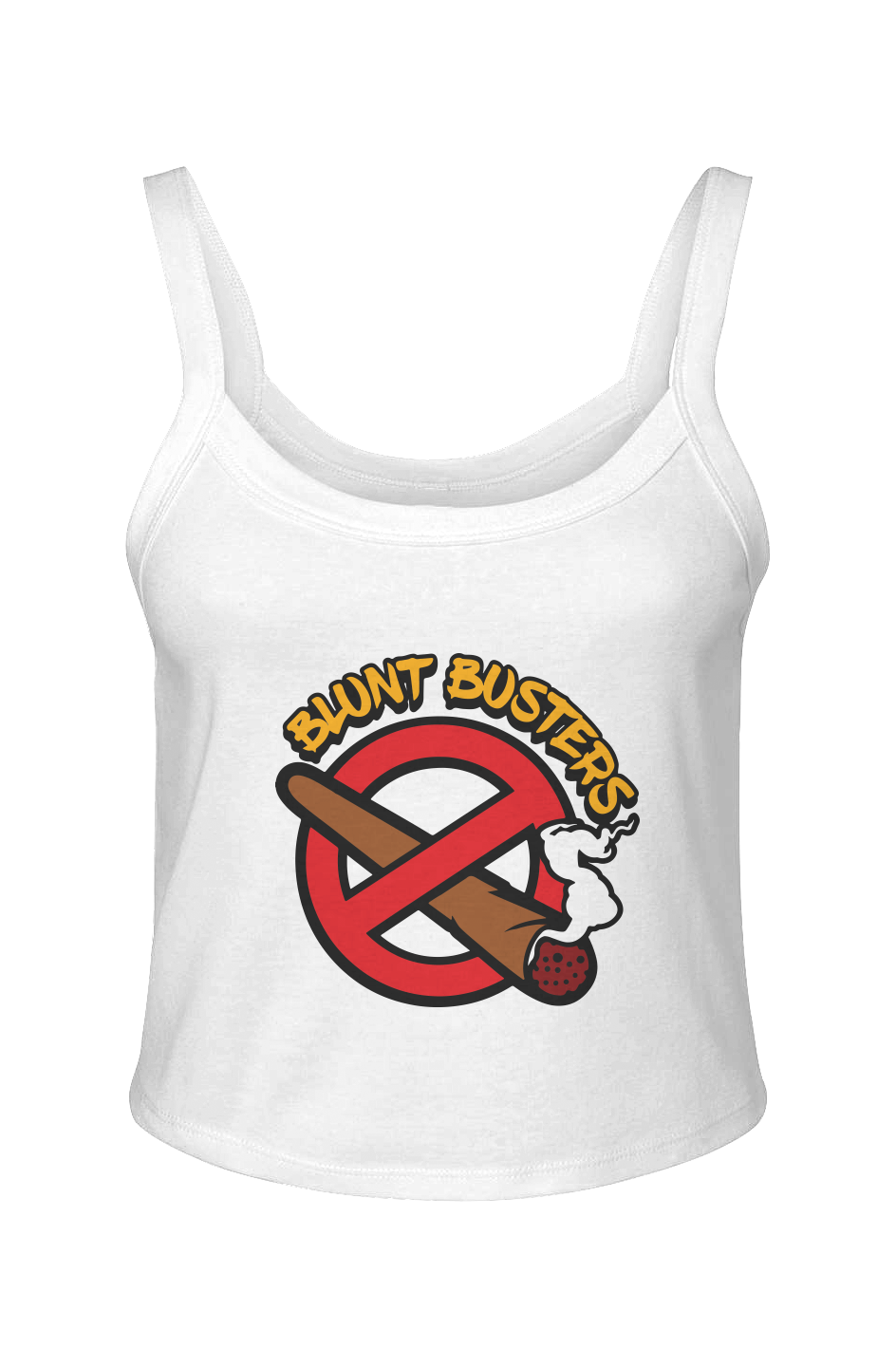 Bluntbusters Micro Rib Spaghetti Strap Tank