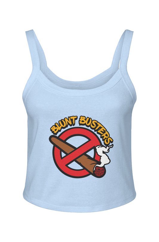 Bluntbusters Micro Rib Spaghetti Strap Tank