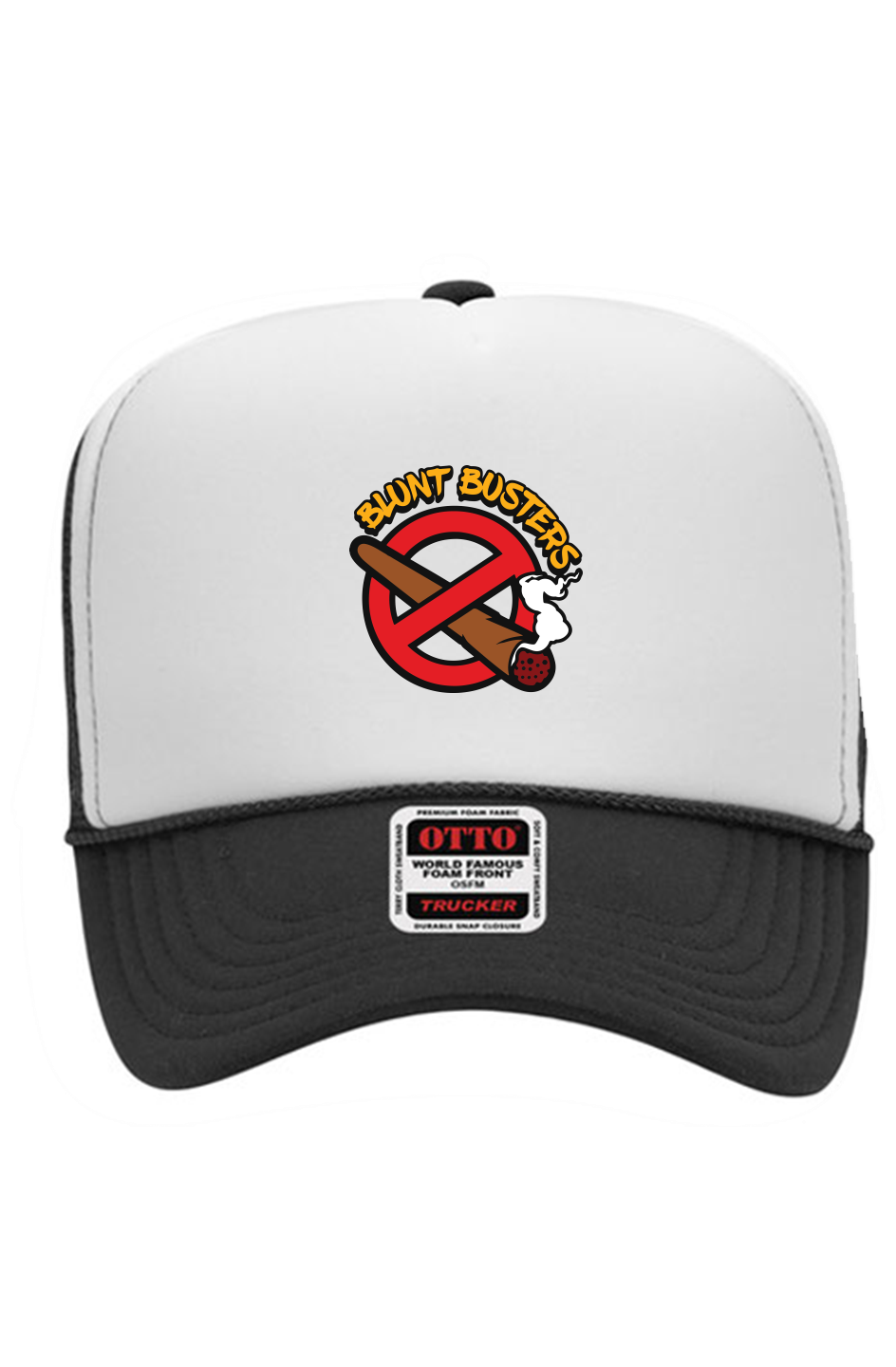 Bluntbusters 5 Panel High Crown Trucker Cap