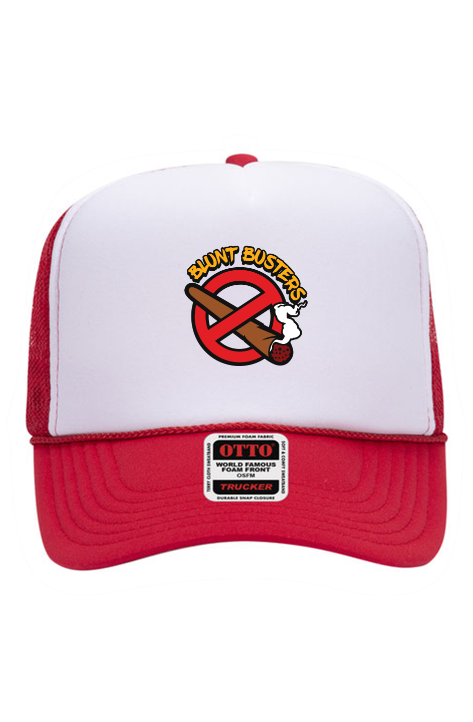 Bluntbusters 5 Panel High Crown Trucker Cap