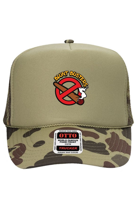 Bluntbusters 5 Panel High Crown Trucker Cap