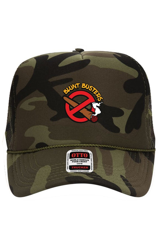 Bluntbusters 5 Panel High Crown Trucker Cap