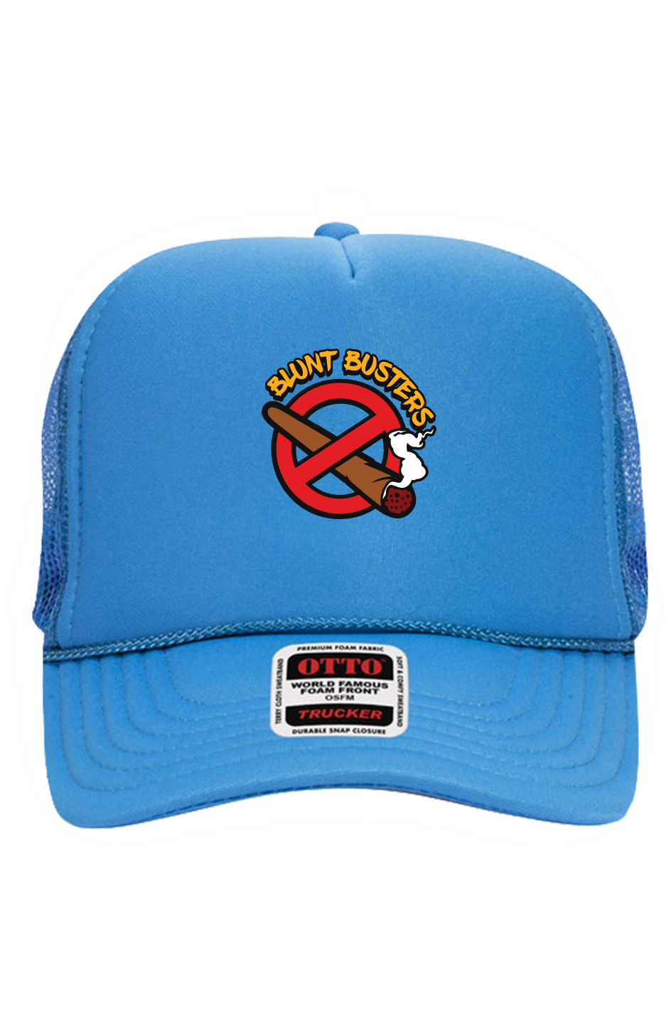 Bluntbusters 5 Panel High Crown Trucker Cap